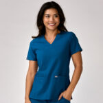 güd scrubs Ladies Stretch V-Neck Top – Modern Comfort & Performance